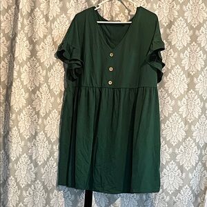 T shirt dress xxl green